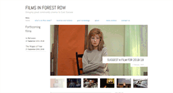 Desktop Screenshot of forestrowfilmsociety.org